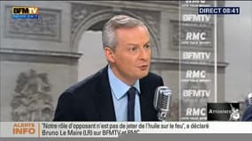 Bruno Le Maire face à Jean-Jacques Bourdin en direct