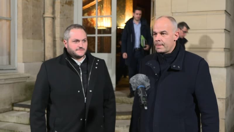 Le président de la FNSEA et le président des jeunes agriculteurs, Arnaud Gaillot, étaient reçus à Matignon lundi soir