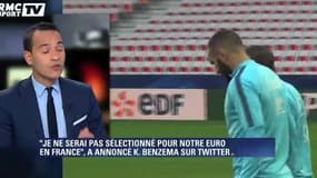 Karim Benzema ne sera pas à l'Euro