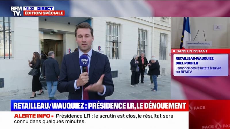 Présidence LR: le scrutin est clos, le résultat est attendu dans quelques minutes