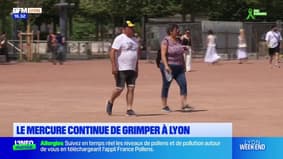 Lyon: les habitants et commerçants s'adaptent aux fortes chaleurs 