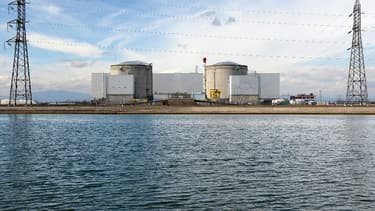 La centrale nucléaire de Fessenheim (Haut-Rhin).