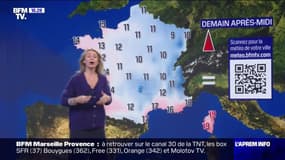 La météo pour ce lundi 18 novembre 2024