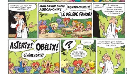 Une planche du prochain Astérix. Une planche du prochain Astérix.