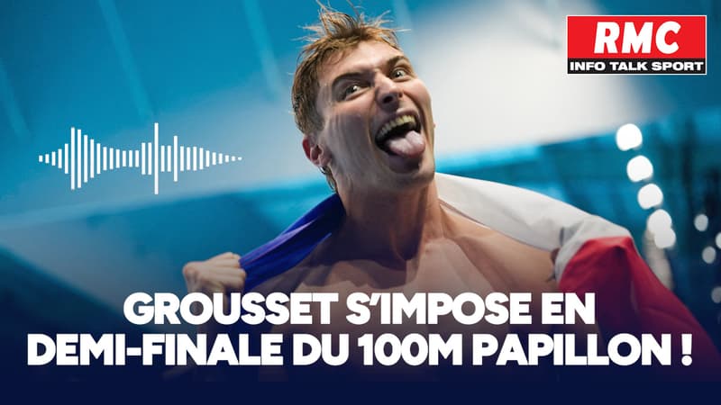 Natation : Grousset s’impose en demi-finale du 100m papillon !