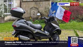Le scooter iconique de François Hollande vendu 20.500 euros aux enchères