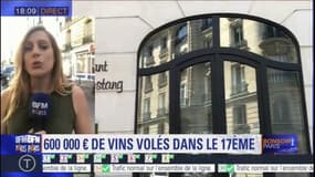 "Entre 400.000 et 600.000 euros" de grands crus volés dans un restaurant parisien