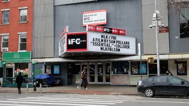 Un cinéma à Greenwich village à New York le 17 juin 2021.