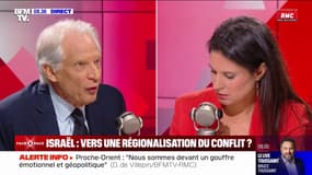 Dominique de Villepin sur Israël: "Les Occidentaux doivent ouvrir les yeux sur l'ampleur du drame historique qui se joue devant nous" 