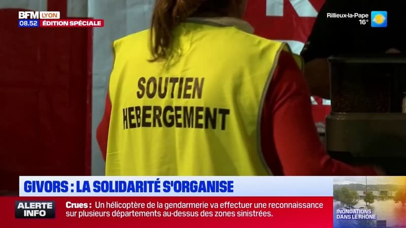 Givors: après les crues, la solidarité s'organise (1/1)