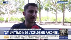 "Je suis parti acheter un sandwich, et ça a explosé." Témoin et proche de deux victimes, Pierre raconte l'explosion du colis piégé à Lyon