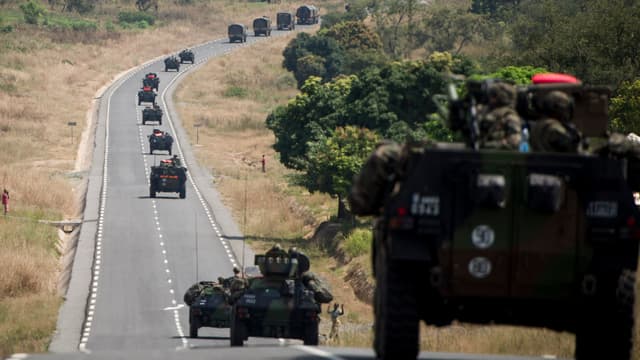 Des soldats français arrivant en Centrafrique depuis le Cameroun, le 7 décembre.