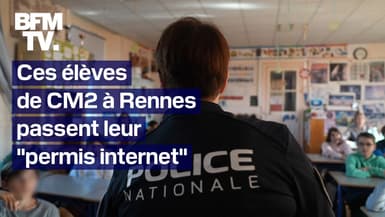 Ces élèves de CM2 passent leur "permis internet"