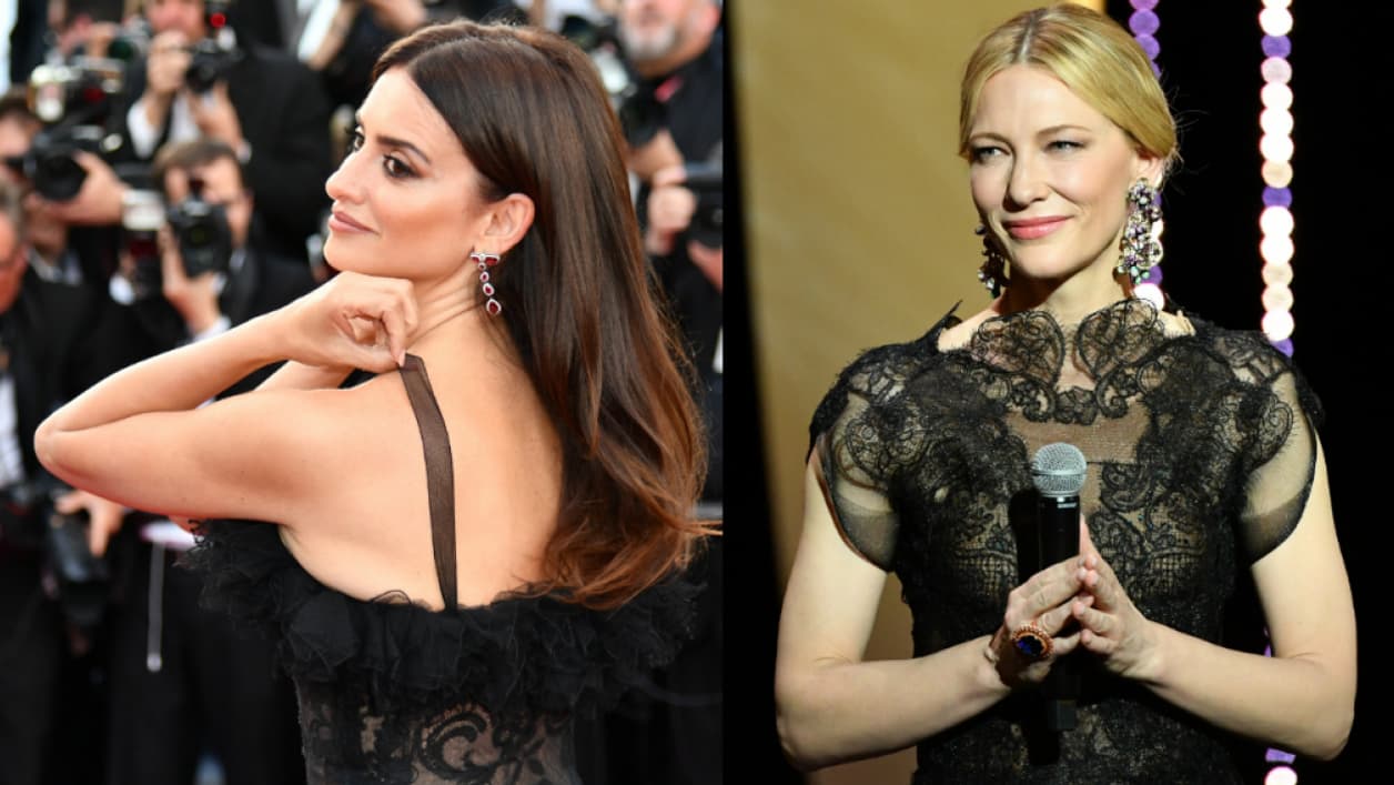 Penélope Cruz et Cate Blanchett au Festival de Cannes Penélope Cruz et Cate Blanchett au Festival de Cannes