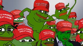 Pepe the Frog, l'un des symboles de l'alt-right américaine. 