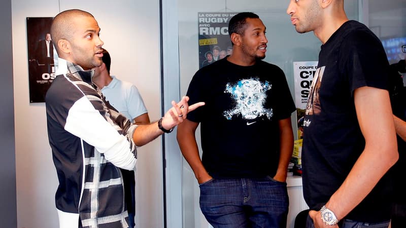 Tony Parker, Boris Diaw et Nicolas Batum