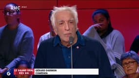 #GrandOral - Gérard Darmon sur @dubosc_franck "Je ne vais pas reprendre le discours de l'autre bouffon qui a été une fois pour les #giletsjaunes et puis deux jours après contre !" #GGRMC 