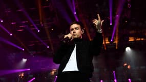 Le chanteur Liam Payne à l'Hôtel de ville de Paris le 15 septembre 2017. 