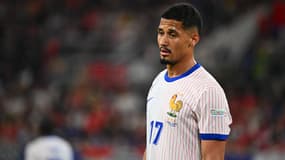 William Saliba lors de France-Autriche (1-0, Euro), le 17 juin 2024