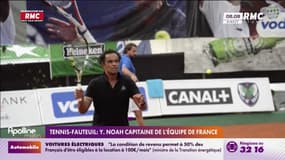 Tennis-fauteuil : Y. Noah capitaine de l'équipe de France 