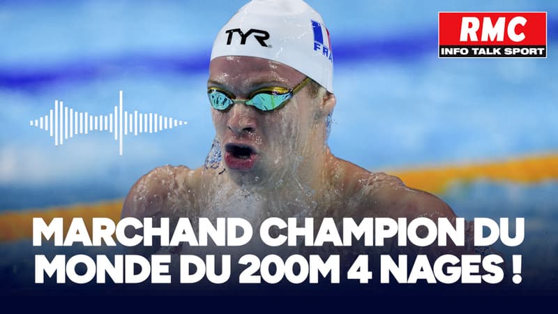 Natation : Marchand champion du monde du 200m 4 nages !