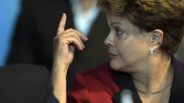 La présidente du Brésil Dilma Roussef, lors du sommet du Mercosur en Argentine, le 17 décembre 2014.