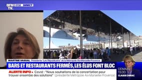 Pour la présidente de la métropole Aix-Marseille-Provence, "ce n'est pas en fermant les bars et restaurants qu'on arrêtera l'épidémie"