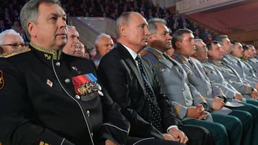 Sergeï Choïgou, ministre russe de la défense, avec Vladimir Poutine