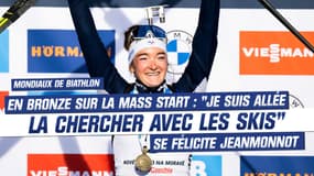 Mondiaux de biathlon  : "Je suis allée la chercher avec les skis", Jeanmonnot arrache le bronze sur la mass start