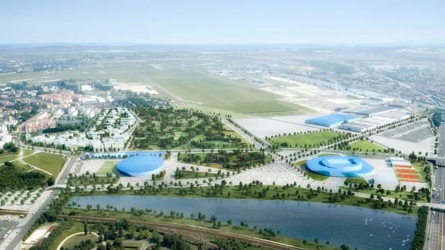 Aperçu du projet pour le centre et village des médias 