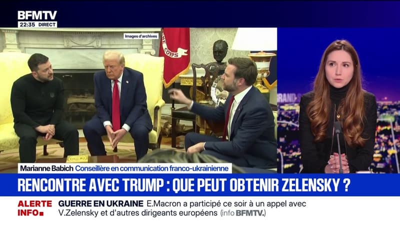 Rencontre entre Zelensky et Trump: "On voit bien que le président ukrainien fait des efforts pour arriver à une paix durable", déclare Marianne Babich, conseillère en communication franco-ukrainienne