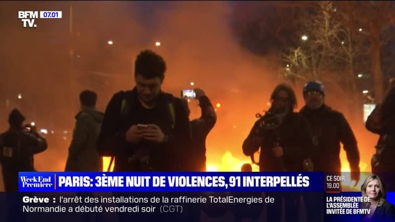 49.3: nouvelle soirée de manifestation à Paris ce samedi, 91 interpellés