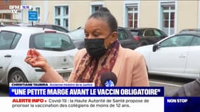 Christiane Taubira: "Je pense qu'il y a une petite marche avant de passer au vaccin obligatoire"