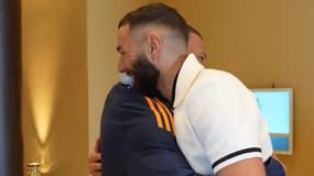 Kylian Mbappé et Karim Benzema, le 09/01/2025