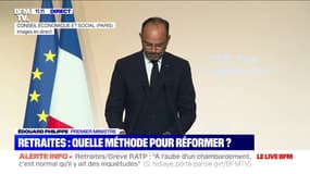 Édouard Philippe: "La retraite par répartition est un trésor national"