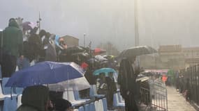 Les 500 supporters présents à l'OM Campus n'ont pas pu assister jusqu'au bout à la rencontre OM-Nice ce dimanche 23 mars.