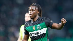 Geovany Quenda avec le Sporting contre Famalicao en D1 portugaise, le 15 mars 2025