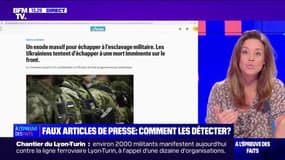 LA VÉRIF' - Faux articles de presse: comment les détecter?