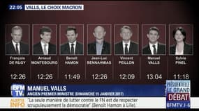 Valls: le choix de Macron