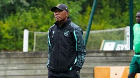 Antoine Kombouaré lors de la reprise du FC Nantes, le 29 juin 2022
