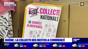 Rhône: la collecte des restos du cœur a commencé