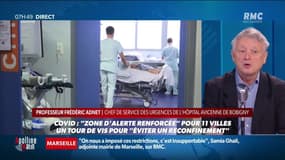 Covid-19: "L'état des patients que l'on reçoit en ce moment sont moins graves que lors de la première vague" décrypte le Pr. Frédéric Adnet sur RMC