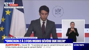 Gabriel Attal: "Nous avons décidé de la dissolution de l'Association allonnaise pour le Juste milieu, l'association Al Qalam (...) et les Zouaves"