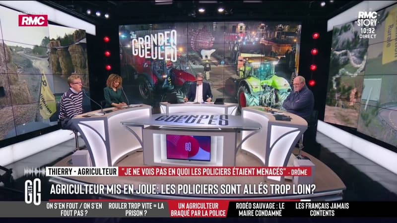 Agriculteur mis en joue : "Ce policier qui pointe un agriculteur, c'est inadmissible", s'indigne Thierry