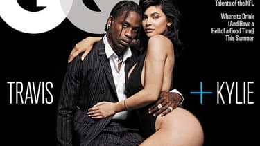 Kylie Jenner et son compagnon, Travis Scott, en couverture de GQ