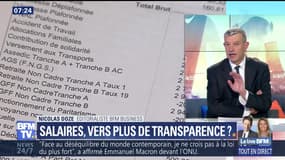 Salaires, vers plus de transparence ?