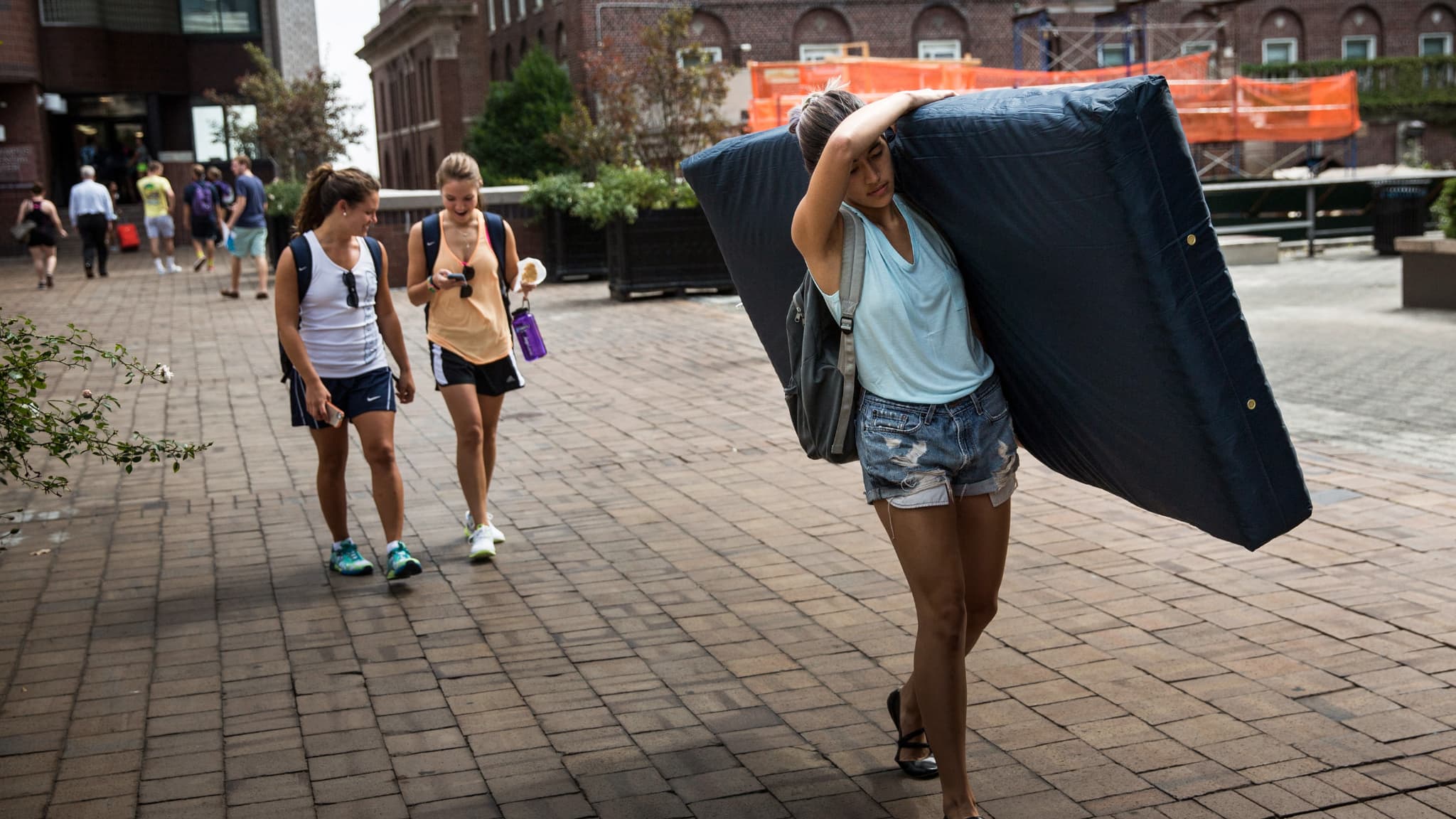 Emma Sulkowicz à New York le 5 septembre 2014