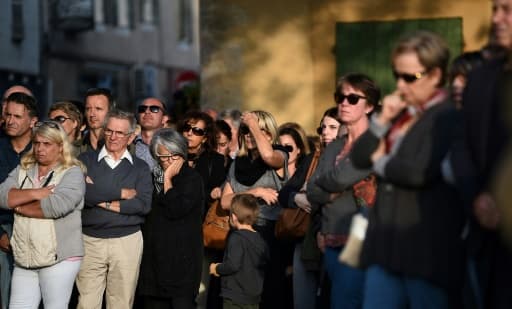 Des résidents de Eguilles rendent hommage à Mauranne, le 2 octobre 2017 Des résidents de Eguilles rendent hommage à Mauranne, le 2 octobre 2017