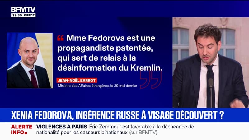 Xenia Fedorova, ingérence russe à visage découvert ? Les explications de notre journaliste Raphael Grably