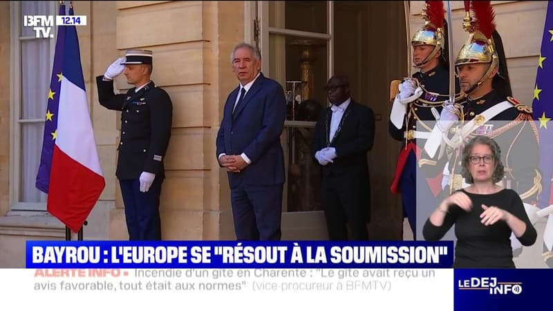 François Bayrou évoque une 